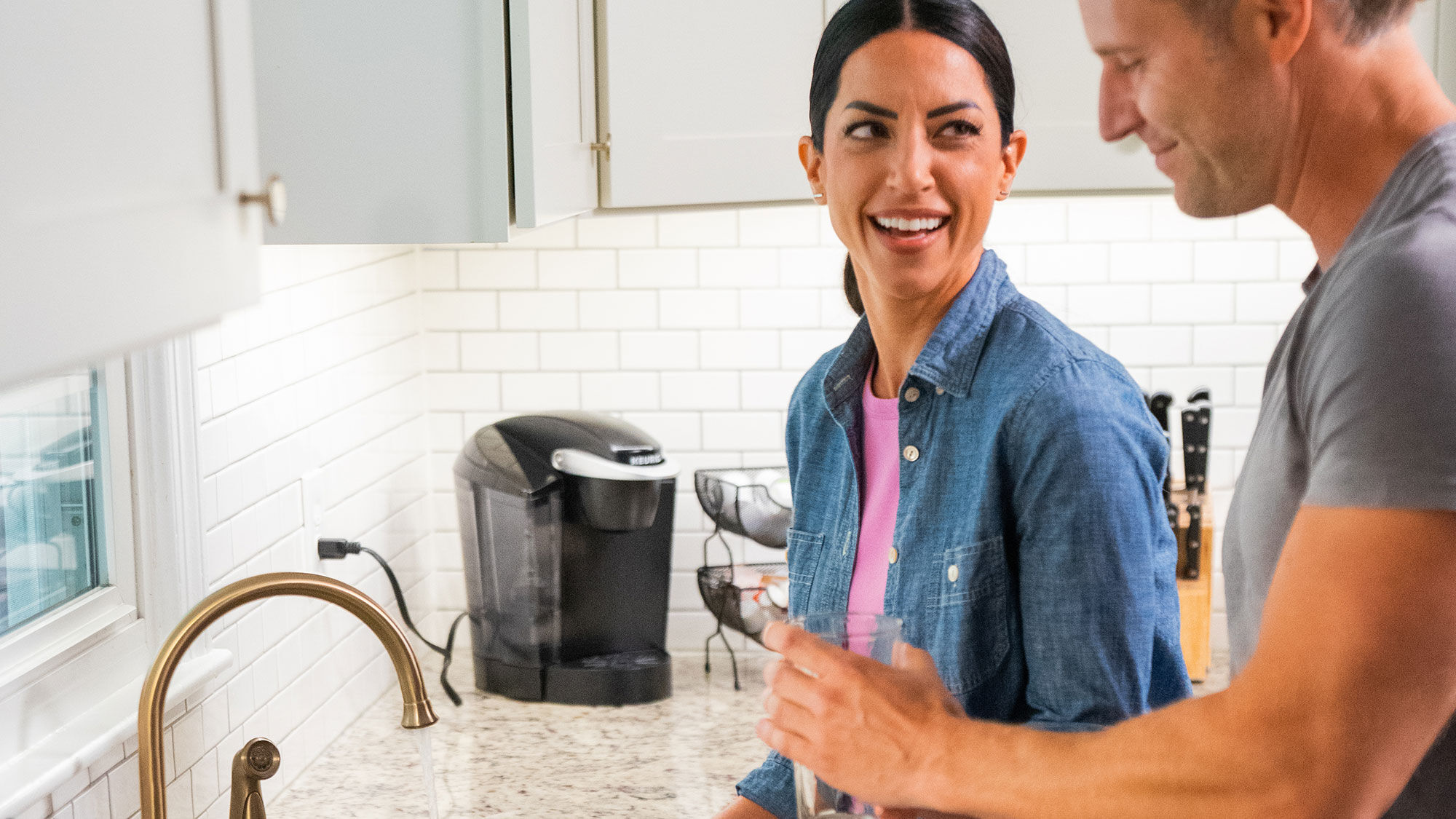 couple at sink