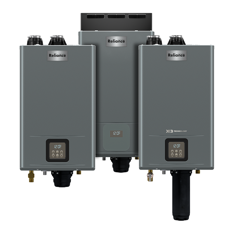 High-Efficiency Condensing Gas Tankless Water Heaters