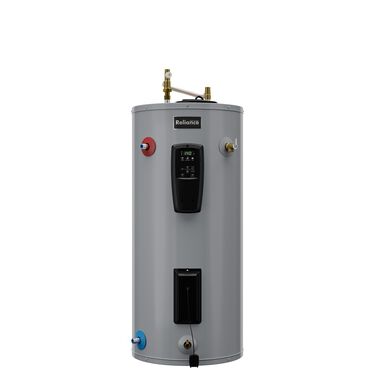 Smart Hybrid Split Heat Pump 48-Gallon Short Water Heater Tank with Side T&P Valve