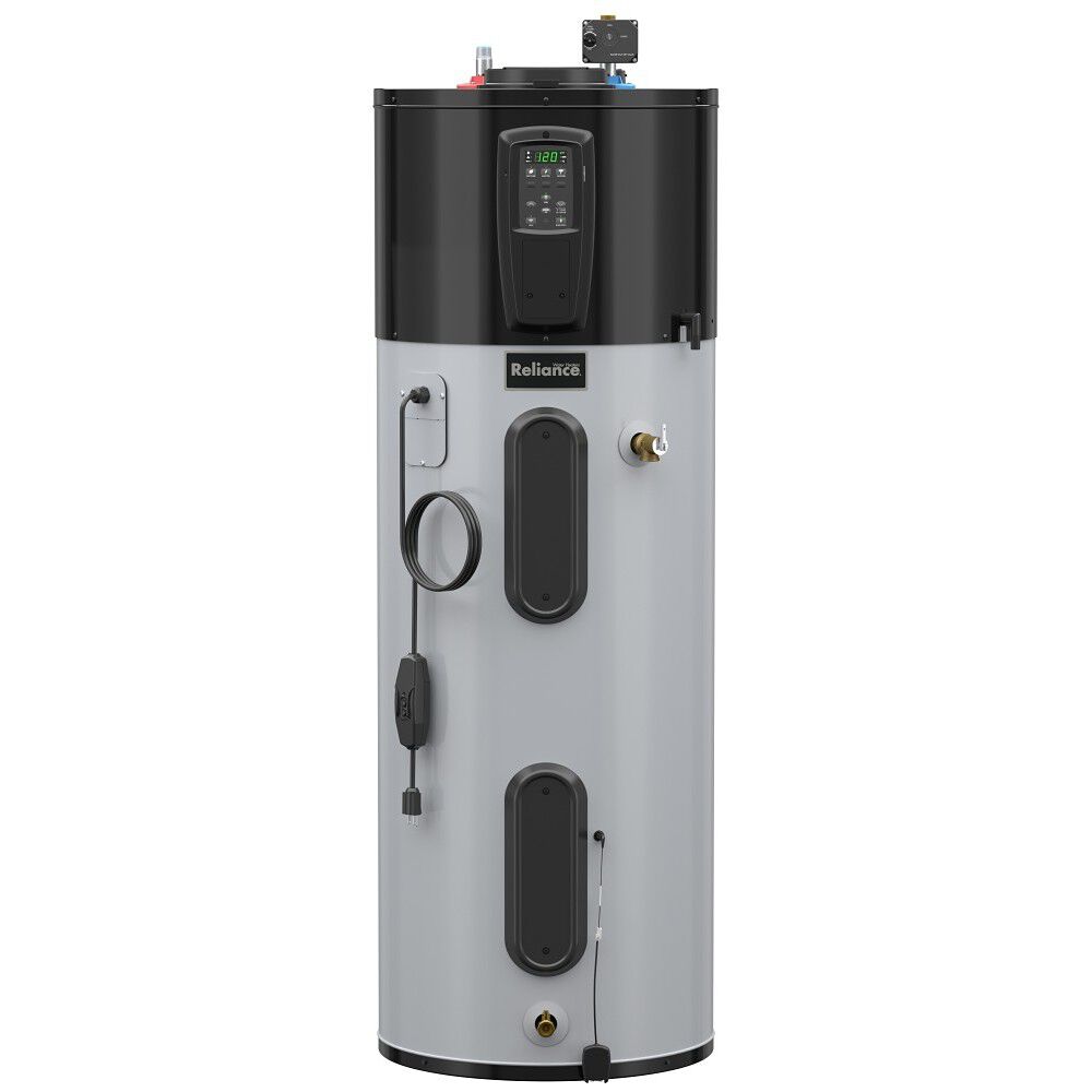 120V Plug-In 50-Gallon Smart Hybrid Electric Heat Pump Water Heater - 10 Year Warranty