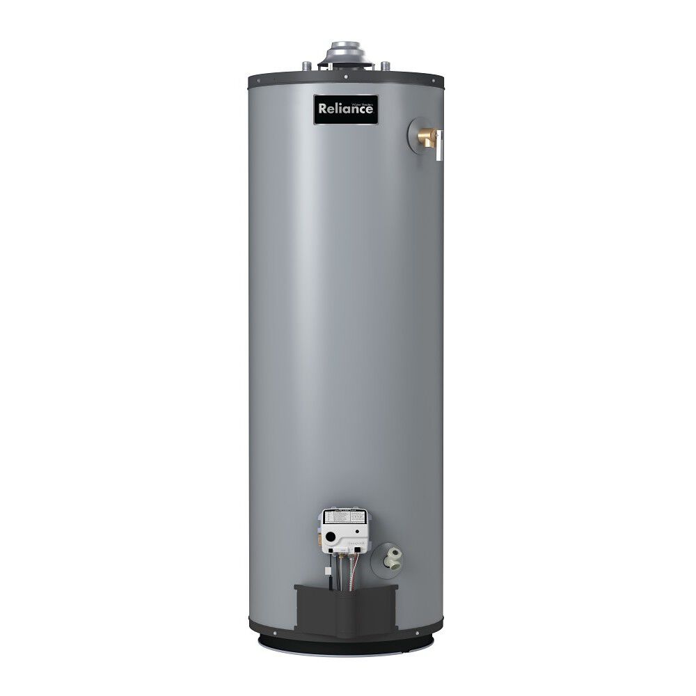 50-Gallon Tall Atmospheric Vent Natural Gas Water Heater - 9 Year Warranty