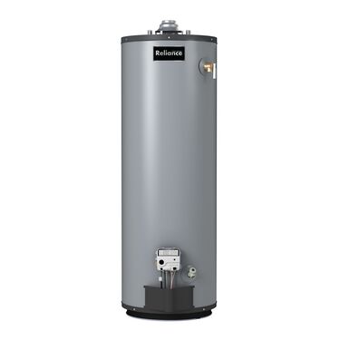 50-Gallon Tall Atmospheric Vent Natural Gas Water Heater - 9 Year Warranty