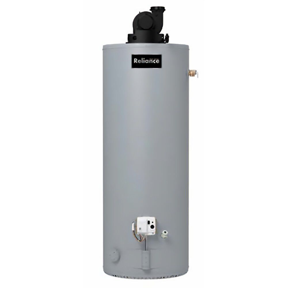50-Gallon Tall Power Vent Natural Gas Water Heater - 6 Year Warranty