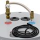Smart Hybrid Split Heat Pump 48-Gallon Short Water Heater Tank with Side T&P Valve