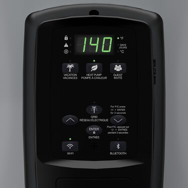 Smart Hybrid Electric Split Heat Pump 76-Gallon Tall Storage Tank with Side T&P Valve