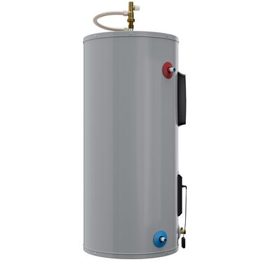Smart Hybrid Split Heat Pump 48-Gallon Short Water Heater Tank with Side T&P Valve