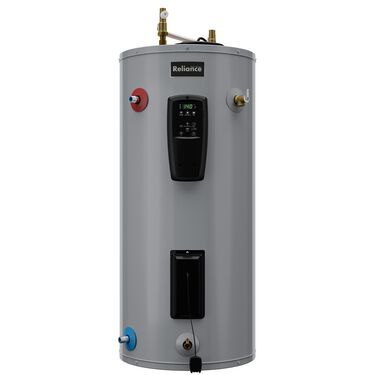 Smart Hybrid Split Heat Pump 48-Gallon Short Water Heater Tank with Side T&P Valve