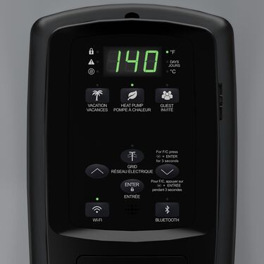 Smart Hybrid Electric Split Heat Pump 62-Gallon Tall Storage Tank with Side T&P Valve