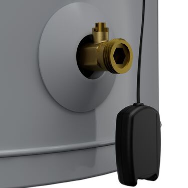 Smart Hybrid Electric Split Heat Pump 76-Gallon Tall Storage Tank with Side T&P Valve