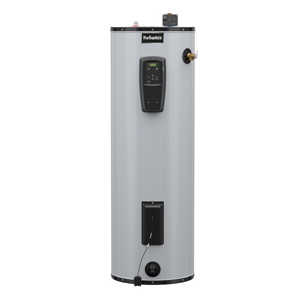 40-Gallon Tall Grid-Capable Smart Electric Water Heater with Leak Detection - 12 Year Warranty
