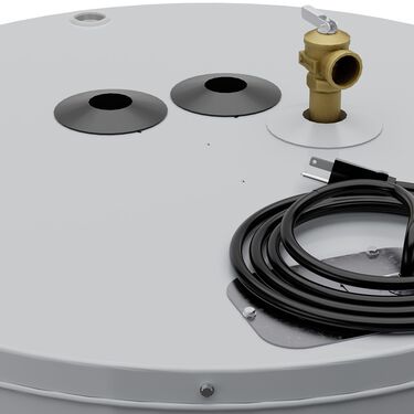 Smart Hybrid Electric Split Heat Pump 50-Gallon Tall Storage Tank with Top T&P Valve