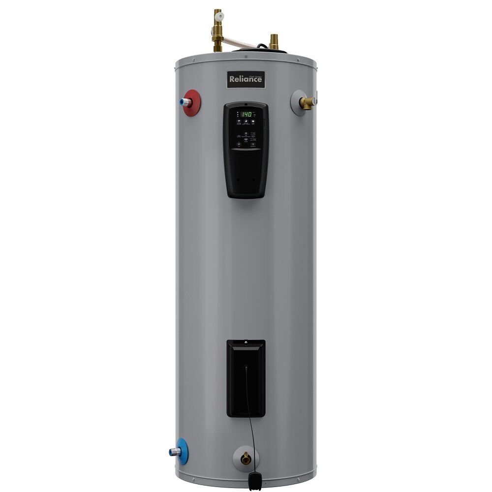 Smart Hybrid Split Heat Pump 47-Gallon Tall Water Heater Tank with Side T&P Valve