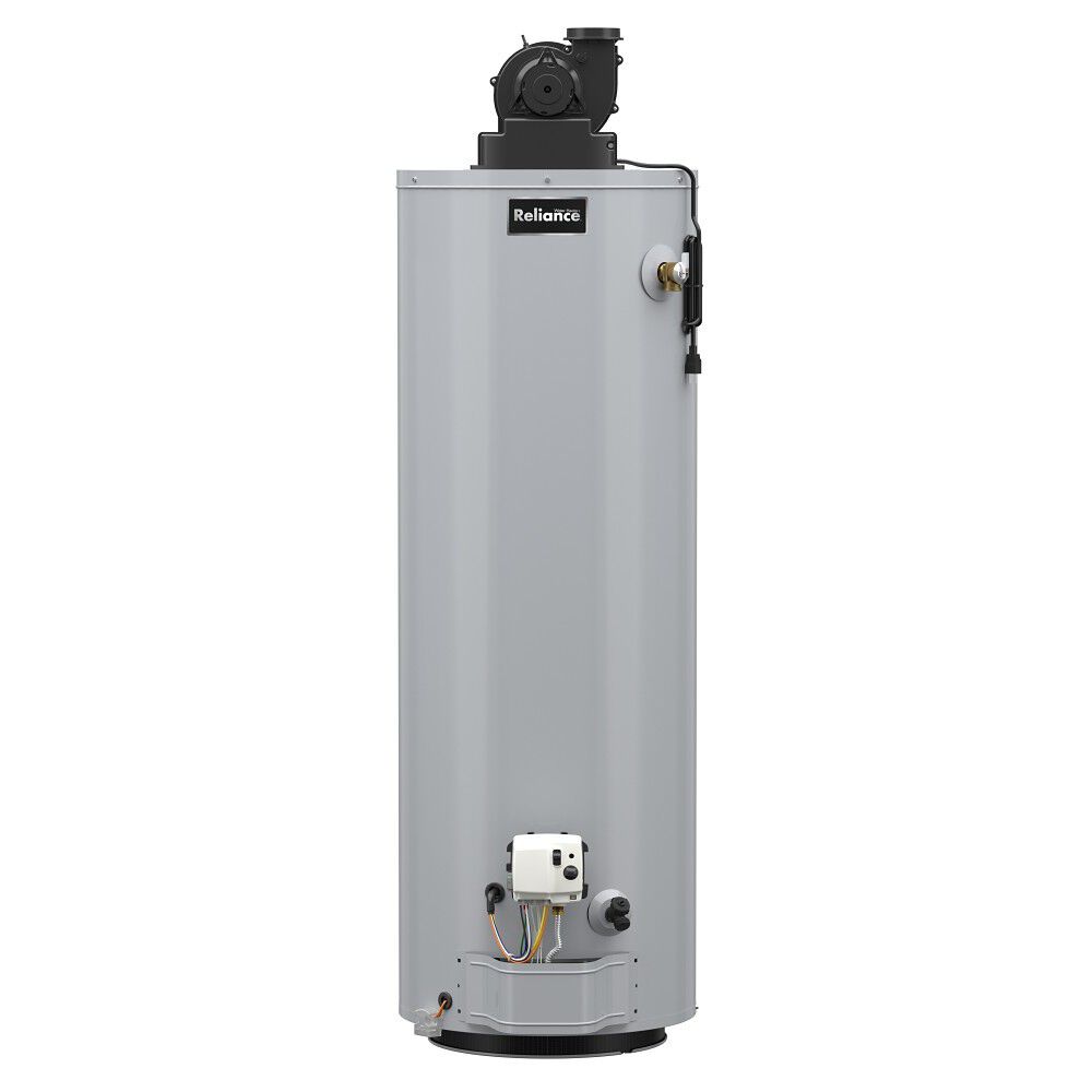 Series Discontinued: 40 Gallon Tall Ultra-Low NOx Power Vent Natural Gas Water Heater - 6 Year Warranty
