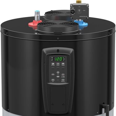 120V Plug-In 50-Gallon Smart Hybrid Electric Heat Pump Water Heater - 10 Year Warranty