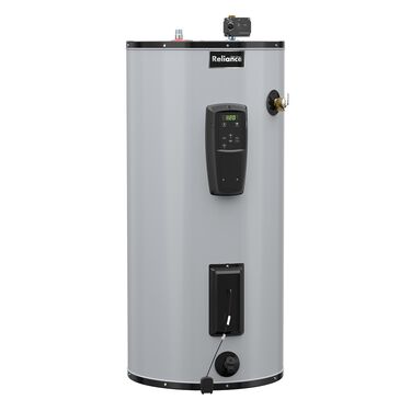 50-Gallon Short Grid-Capable Smart Electric Water Heater with Leak Detection - 12 Year Warranty