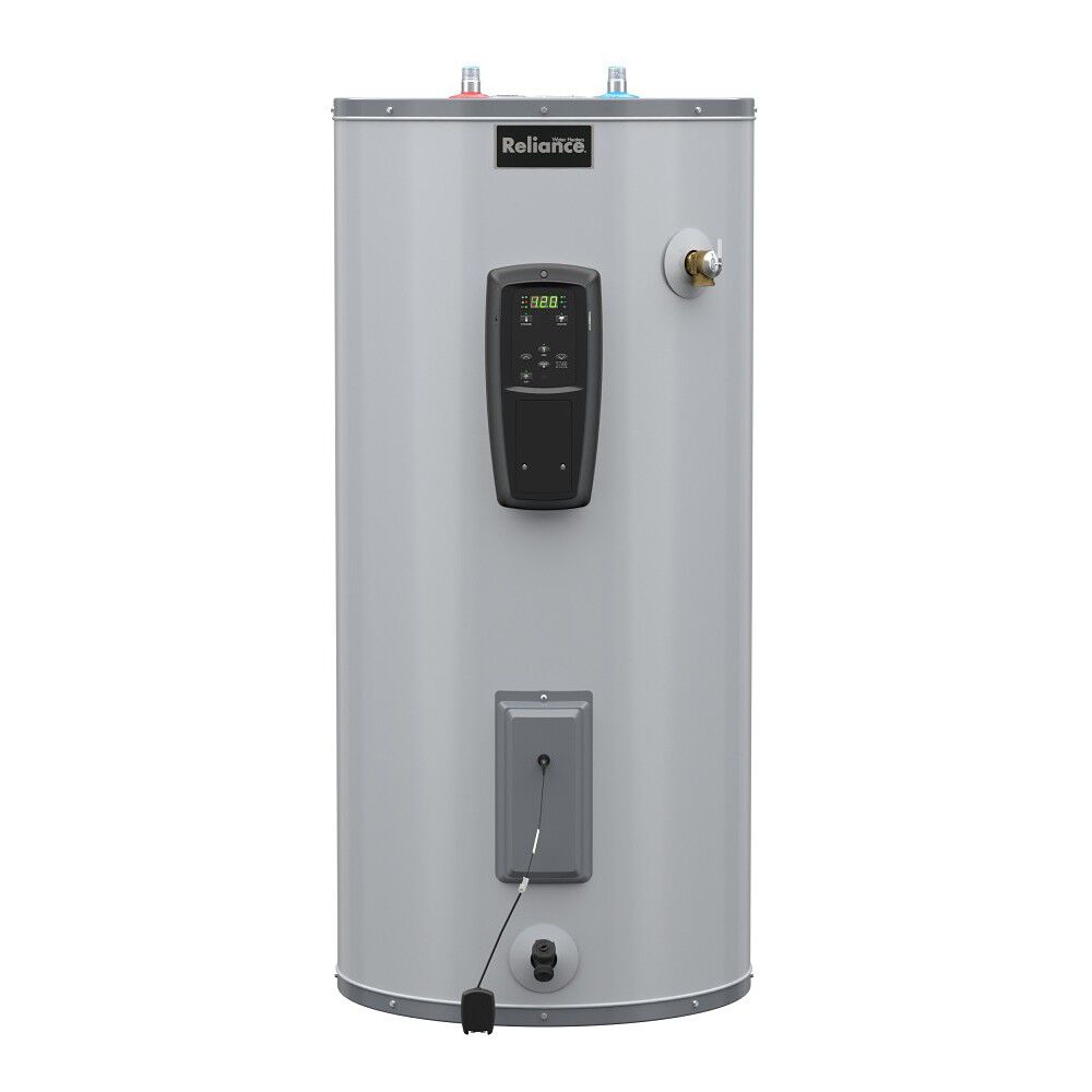 50-Gallon Short Smart Grid-Capable Electric Water Heater with Leak Detection & Protection - 9 Year Warranty